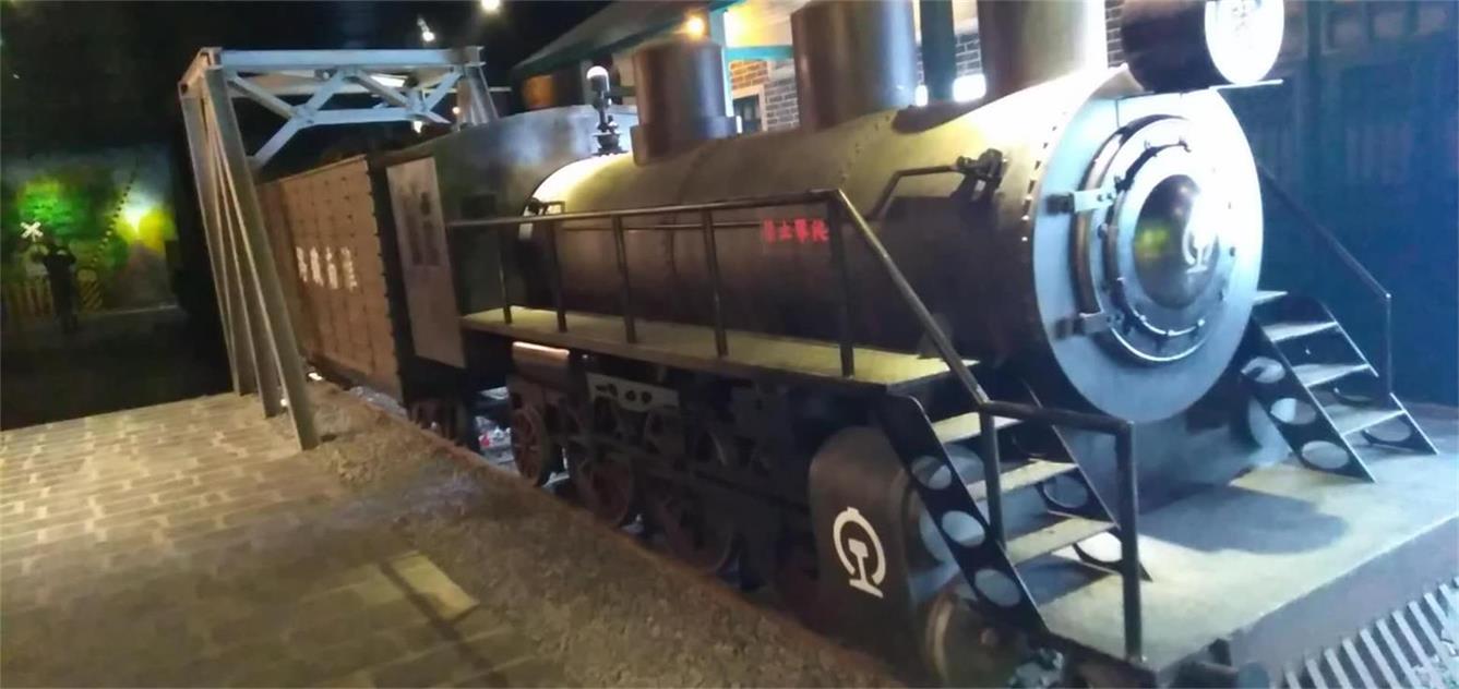 呼玛县蒸汽火车模型